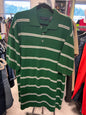 Siegfried Polo Shirt - Green with White Stripes - 2XLT