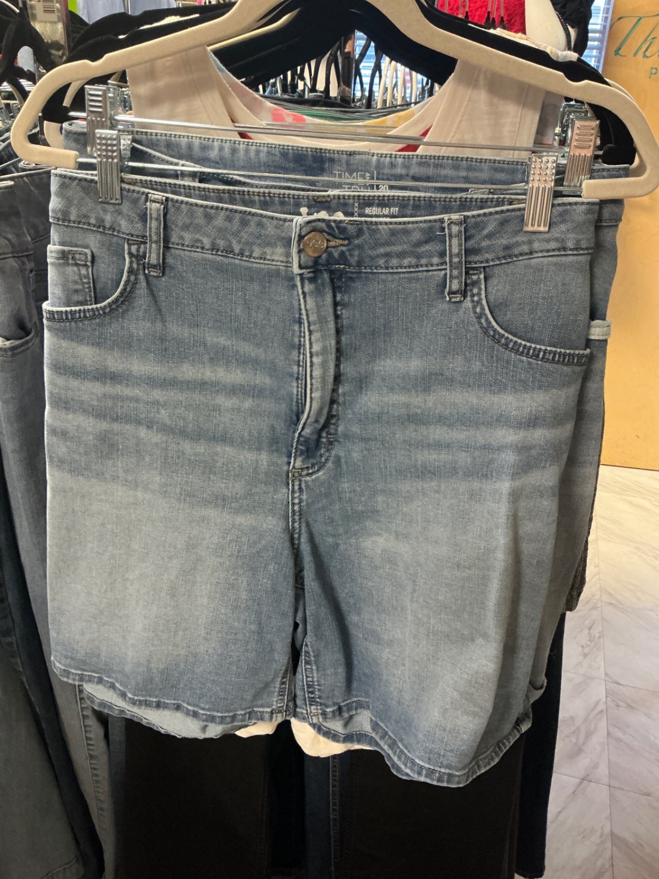 Lee Denim Shorts - Light Blue - 22