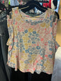 Secret Treasures Pajama Tank/Shorts Set - Multicolor (Pink, Blue, Yellow, Gray) - 2X