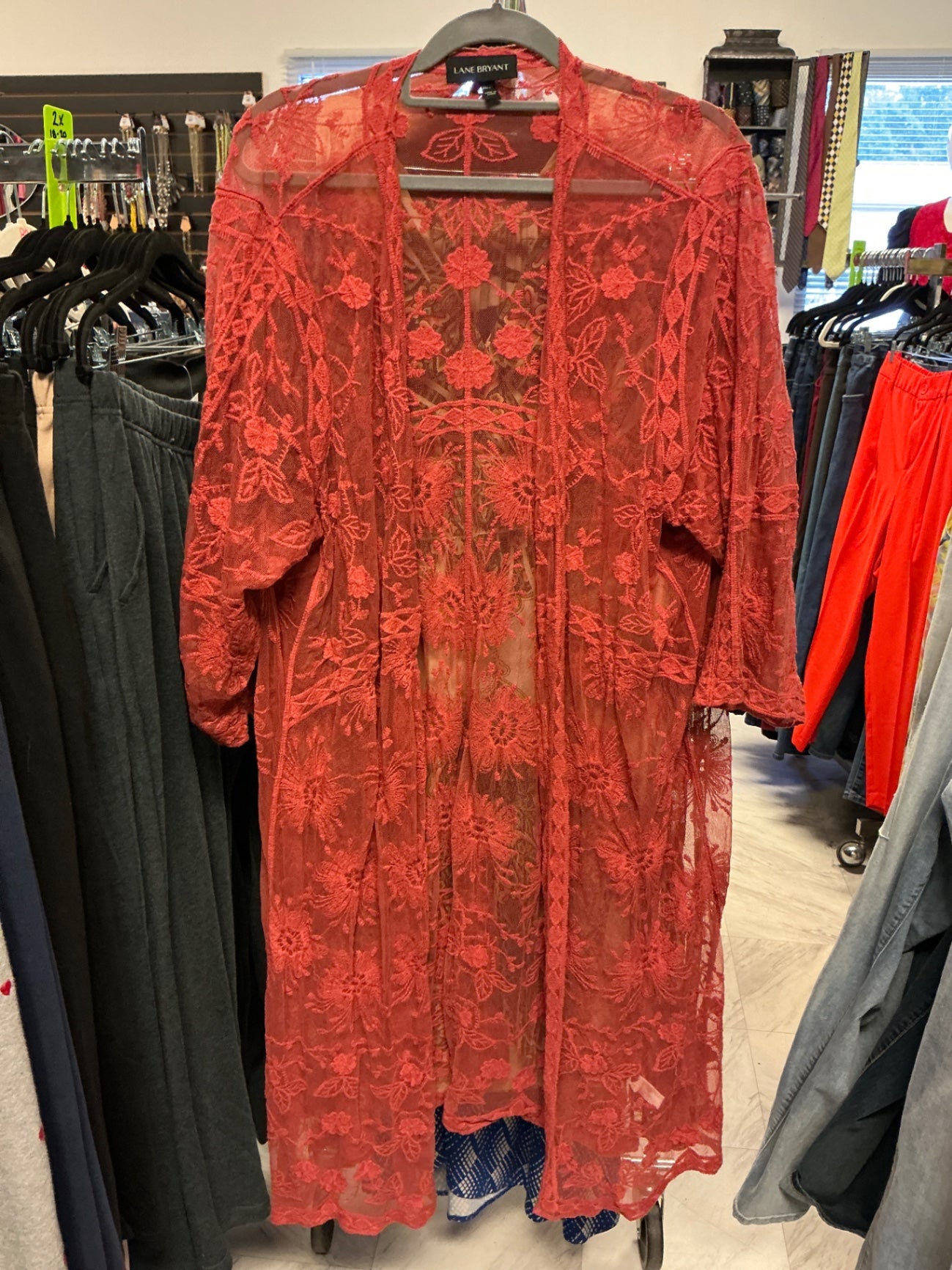 Lane Bryant Cover-Up - Dark Dusty Rose - 26/28