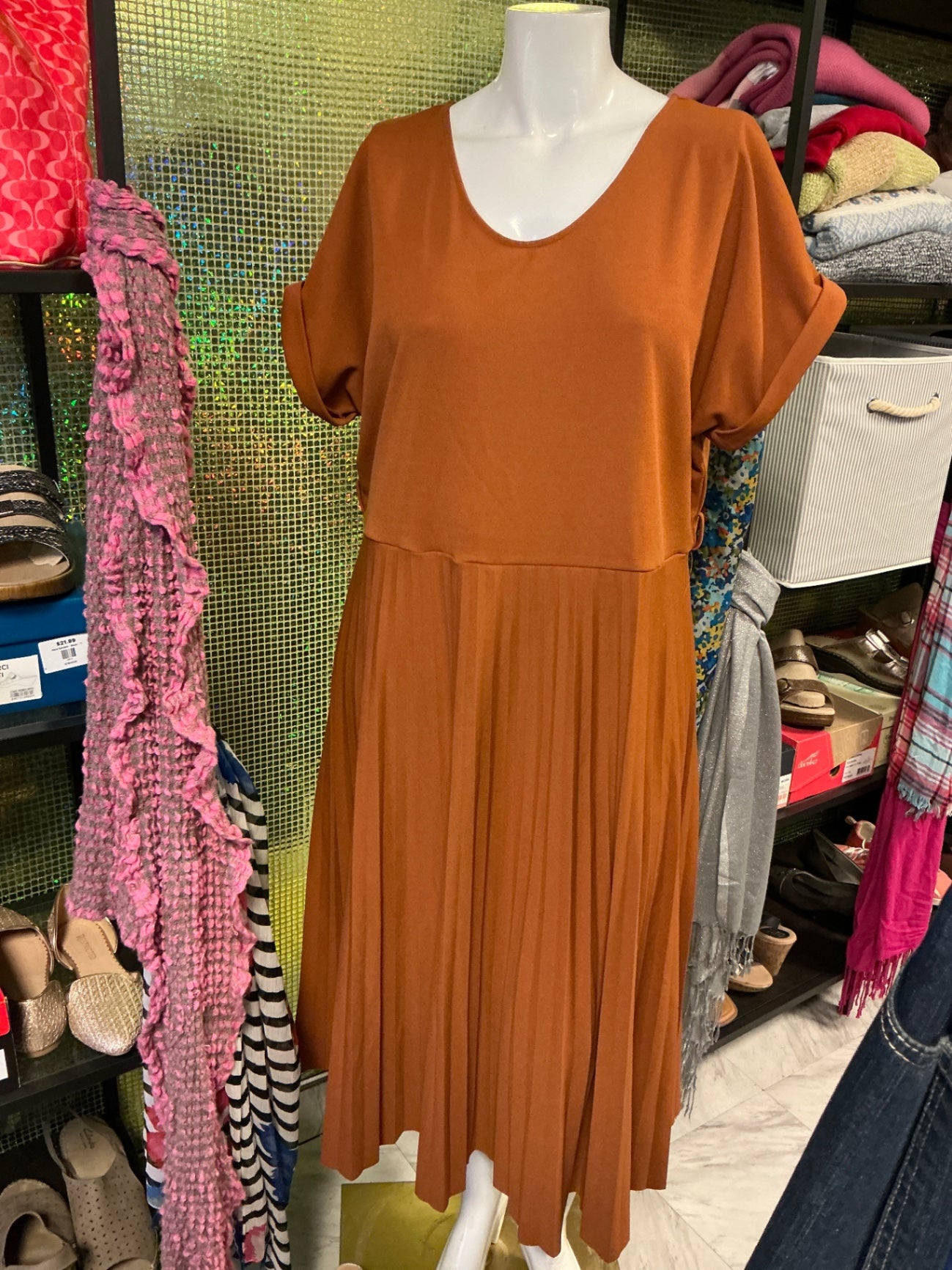 Elizabeth & Nicole Dress - Terracotta - 2XL