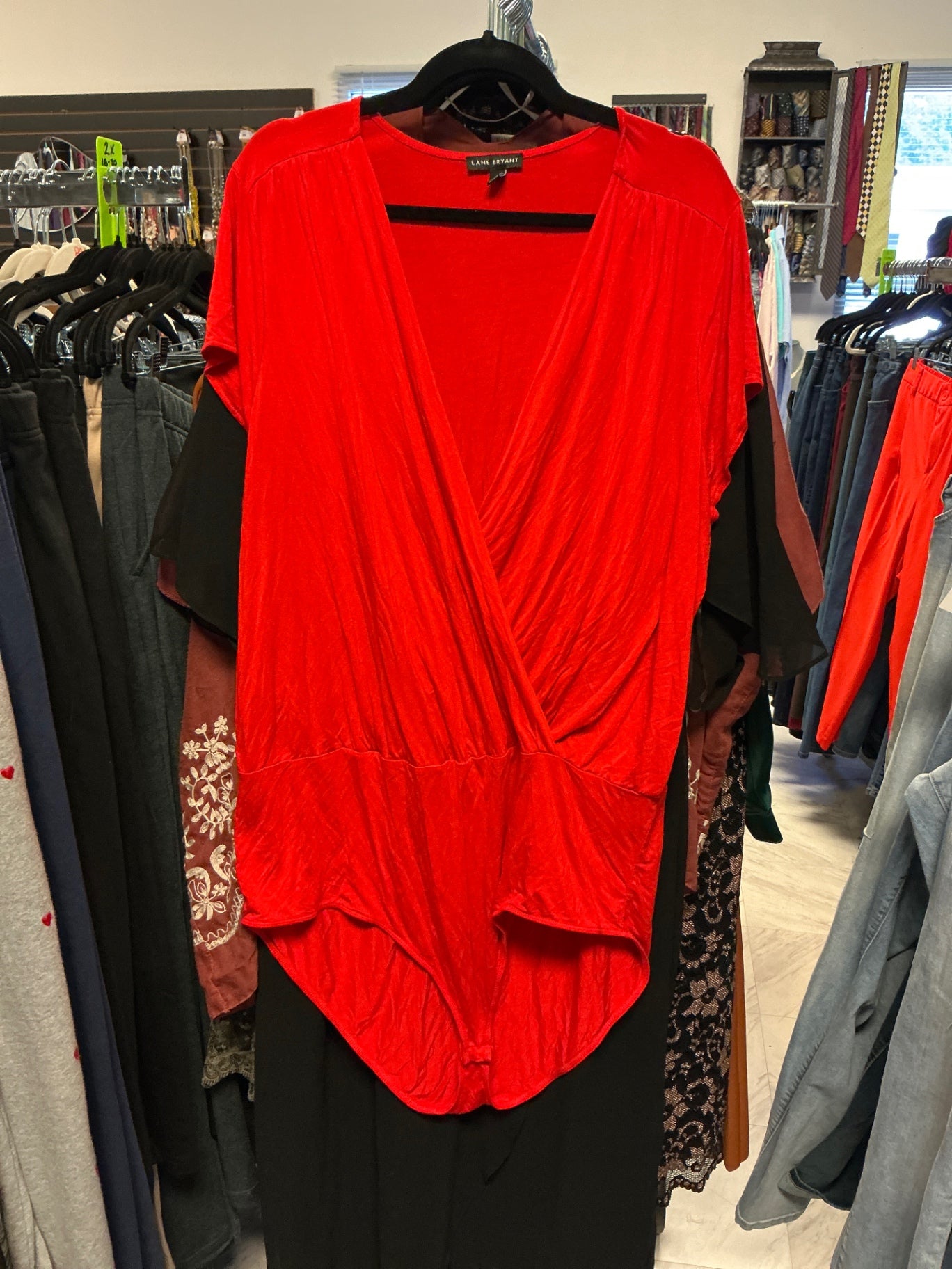 Lane Bryant Bodysuit - Red - 22/24