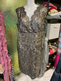 Tadashi Shoji Too Dress - Silver and Gray - 22Q