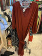 Ava & Viv Dress - Rust - 4X