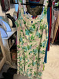 Old Navy Dress - Cream with green, pink, and blue floral pattern - 3X