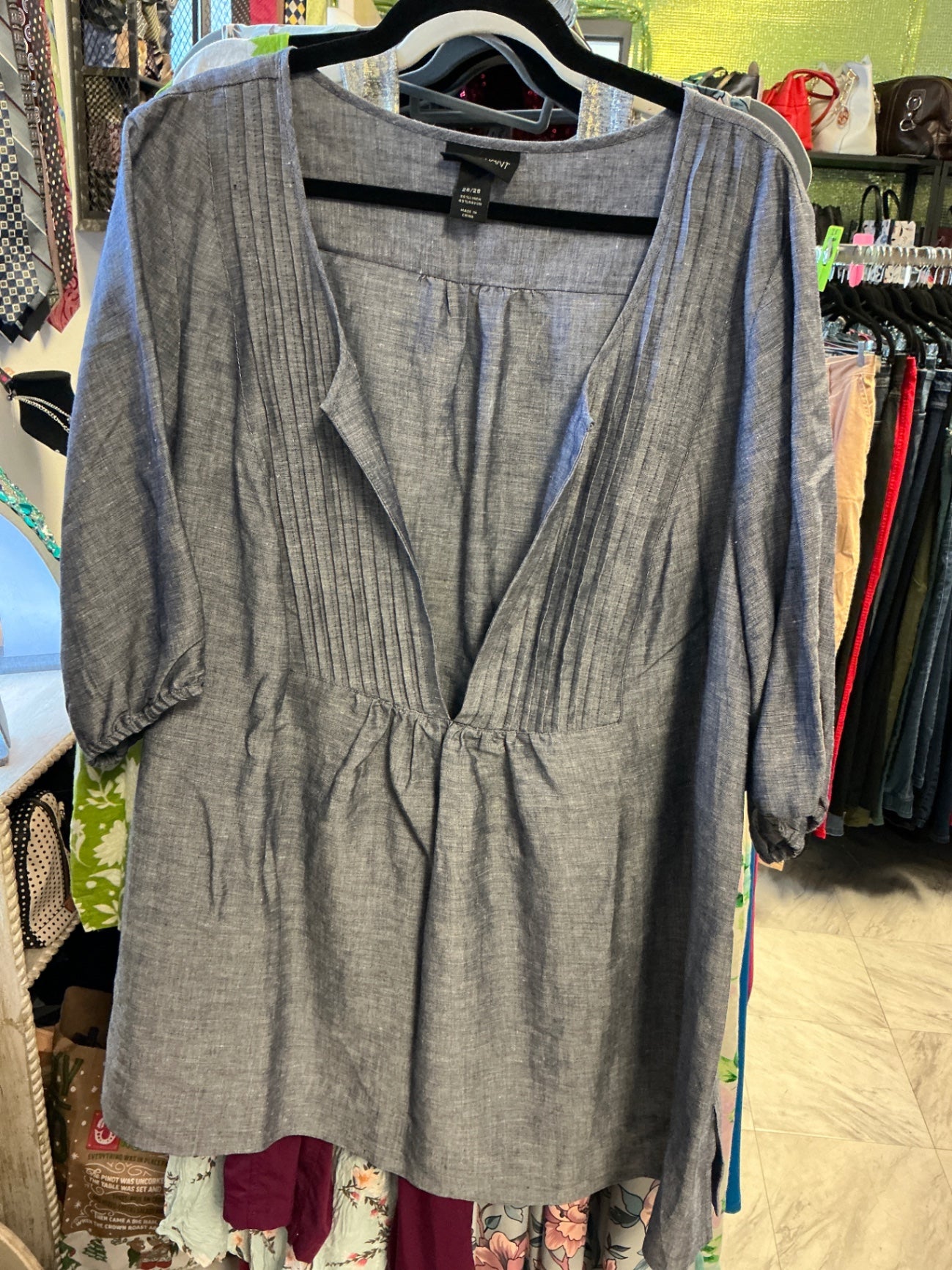 Lane Bryant Blouse - Navy Blue - 26/28