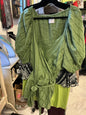 OLD NAVY Wrap Blouse - Green - 4X NWOT
