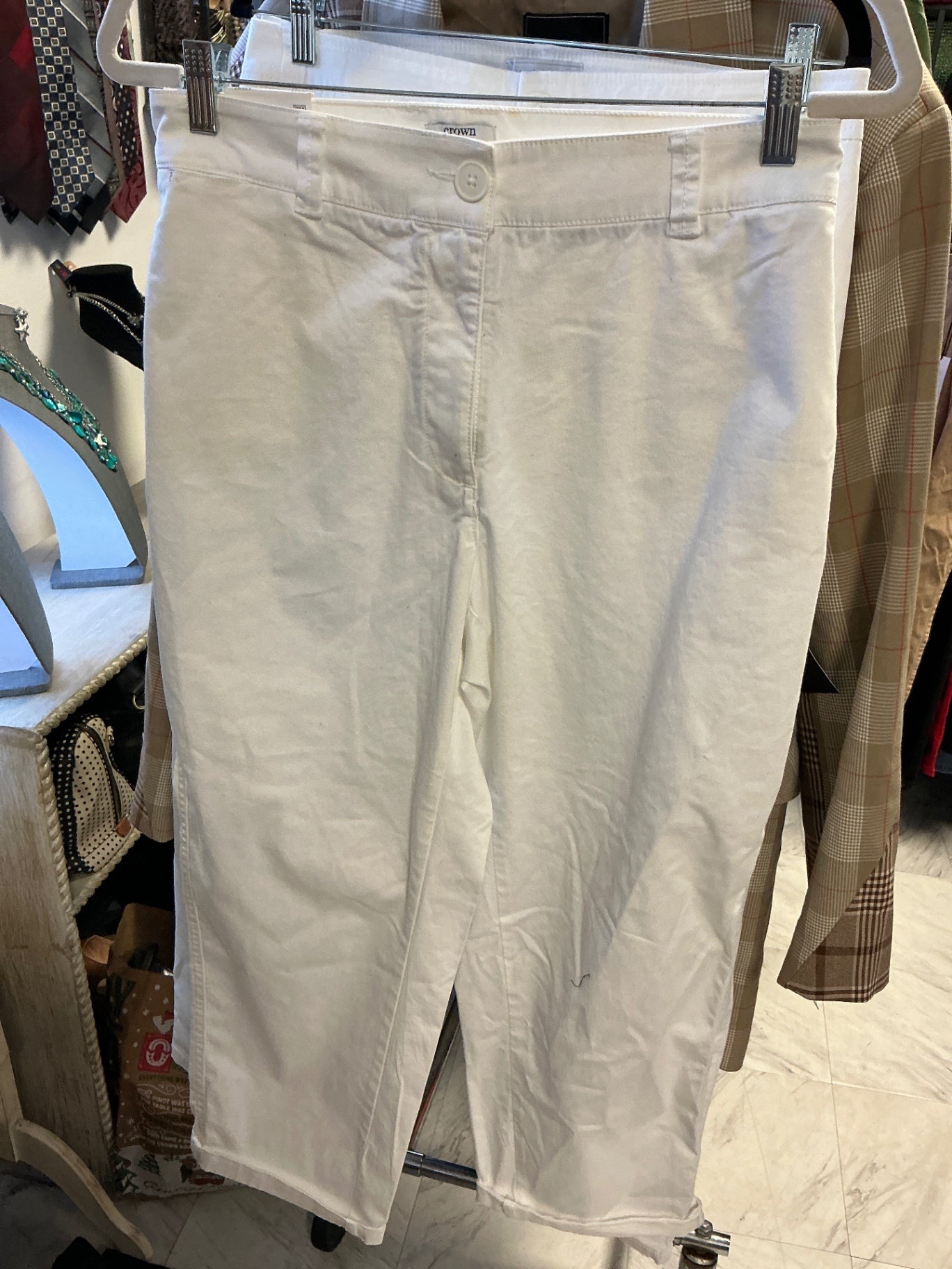 Crown & Ivy Pants - Cream/Off-white - 16W NWT