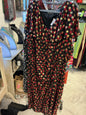 Lane Bryant Dress - Black with Red and Gold accents - 28 NWT