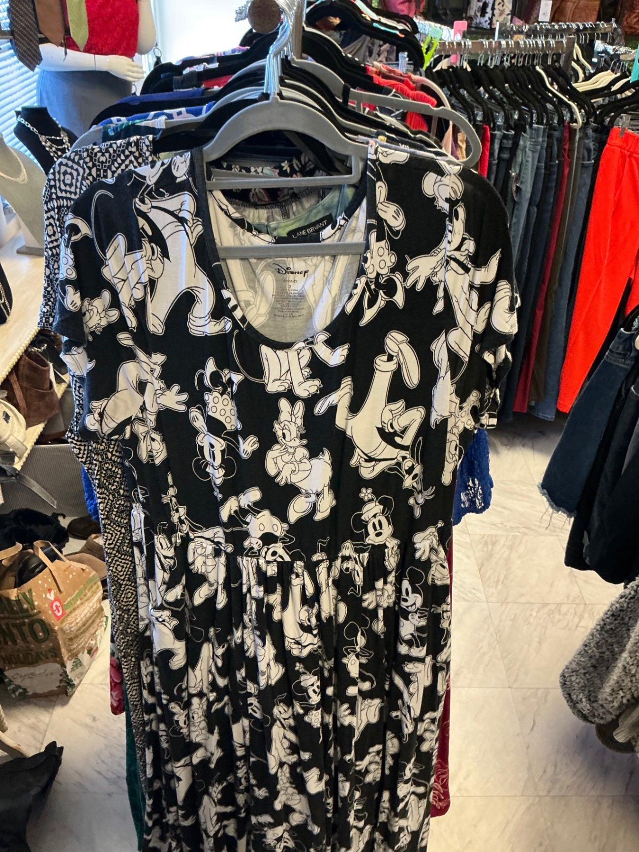 Disney Dress - Black and White - 2