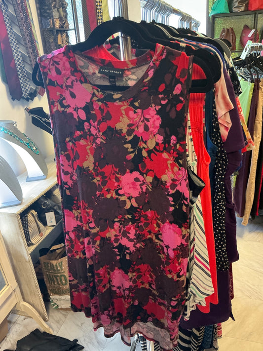 LANE BRYANT Dress - Multicolor (Pink, Red, Black, Tan) - 18/20