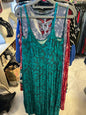 Torrid Dress - Teal and dark green - 2