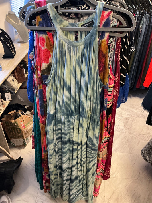 Lane Bryant Dress - Green and Blue - 14/16