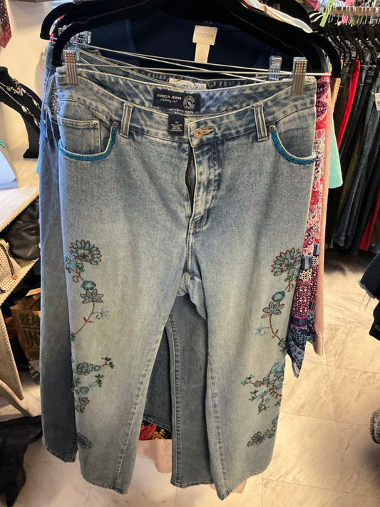 Venezia Jeans Jeans with embroidery - Light blue - 18