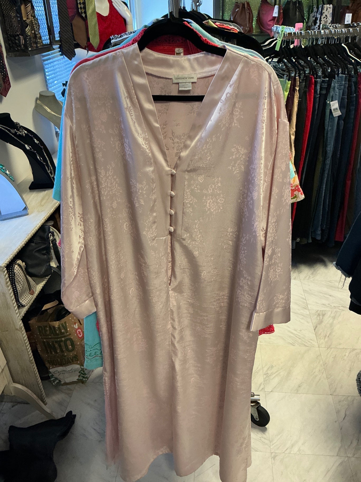 Jones New York Dress - Light Pink - 2X