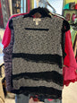 dressbarn Blouse - Black and white - 1X