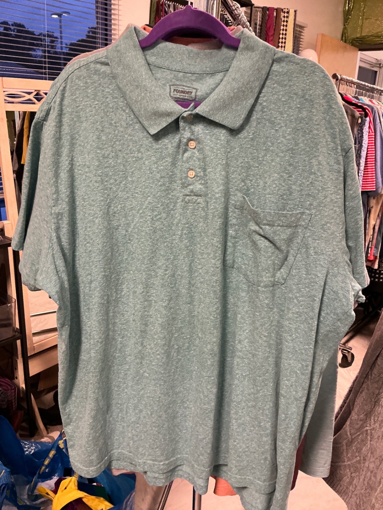 Foundry Polo Shirt - Light Teal - 3XL