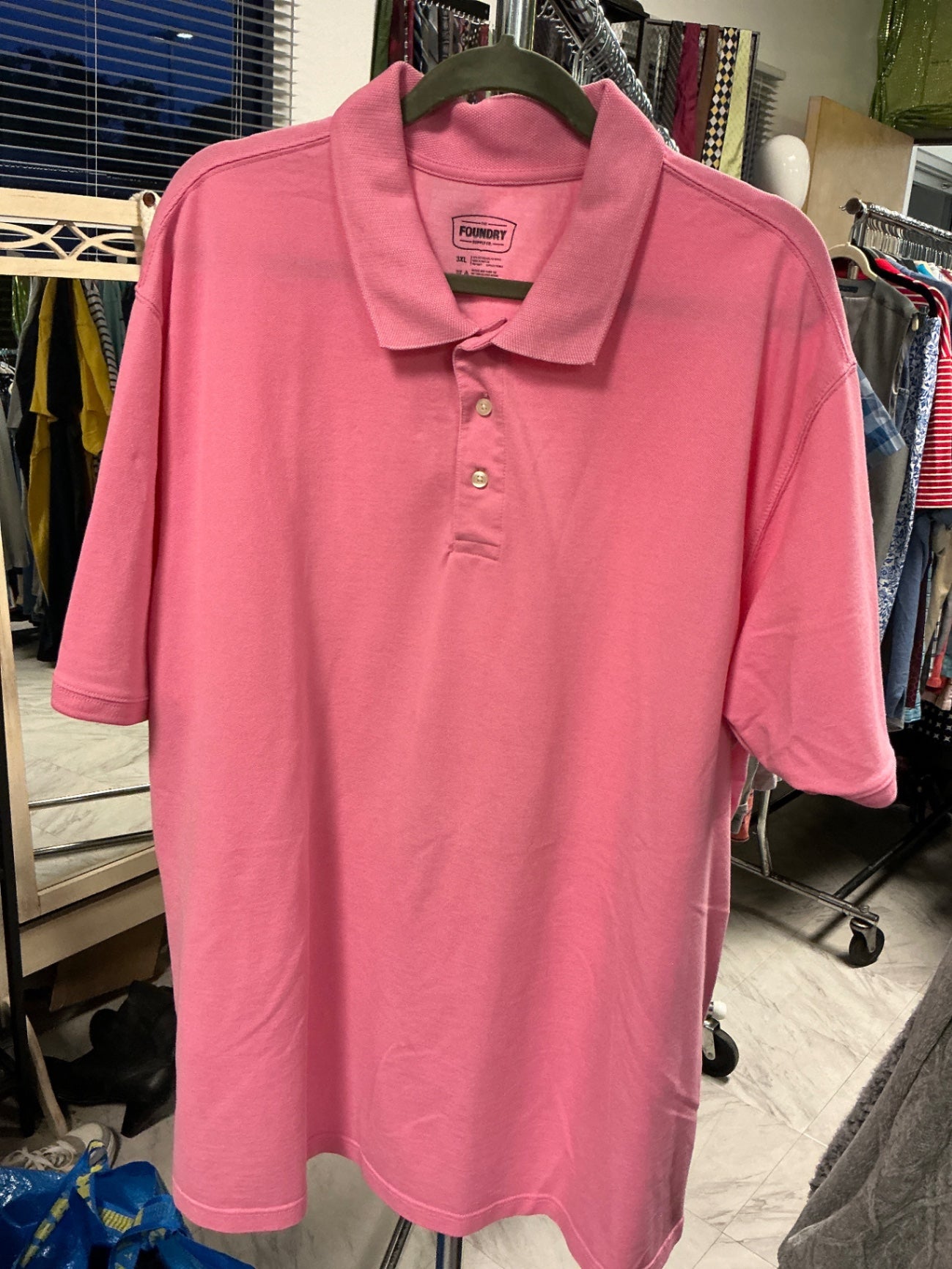 Foundry Polo Shirt - Pink - 3XL