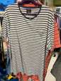Polo Ralph Lauren T-Shirt - White and navy blue stripes - 2XLT