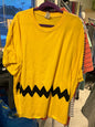 Gildan T-Shirt - Yellow with black accents - 4XL