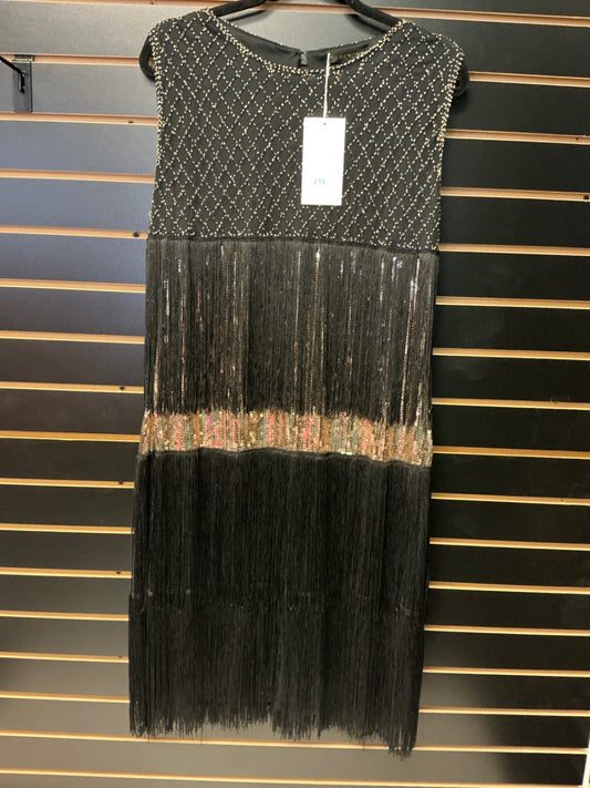 Babeyond Dress - Black, Gold, Pink, Green - 2XL NWT