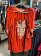 Chic collection Kaftan - Red and white -