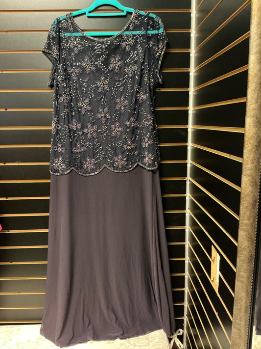 Pisarro Nights Dress - Plum - 16