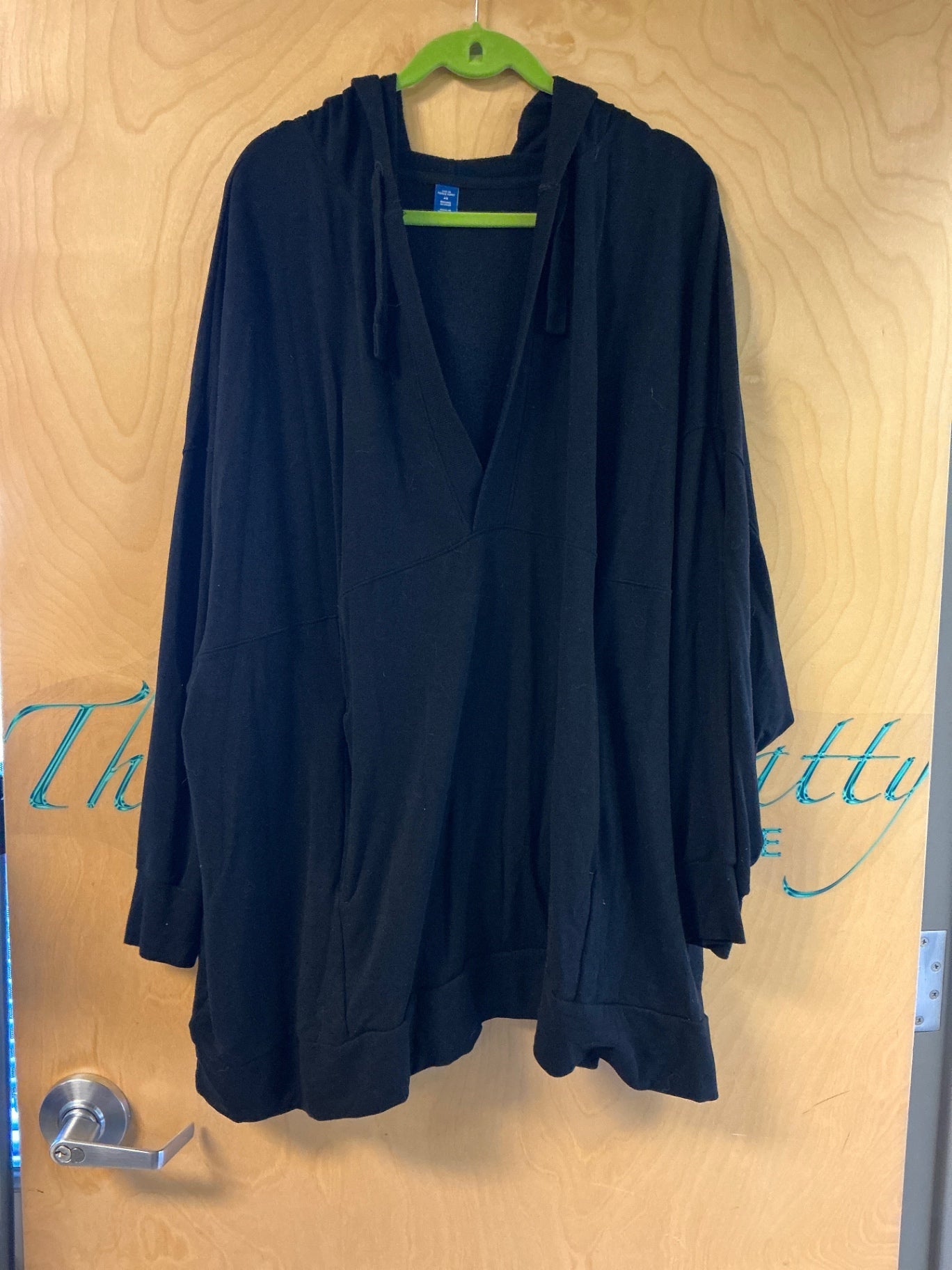 Live In Hoodie Jacket - Black - 4X