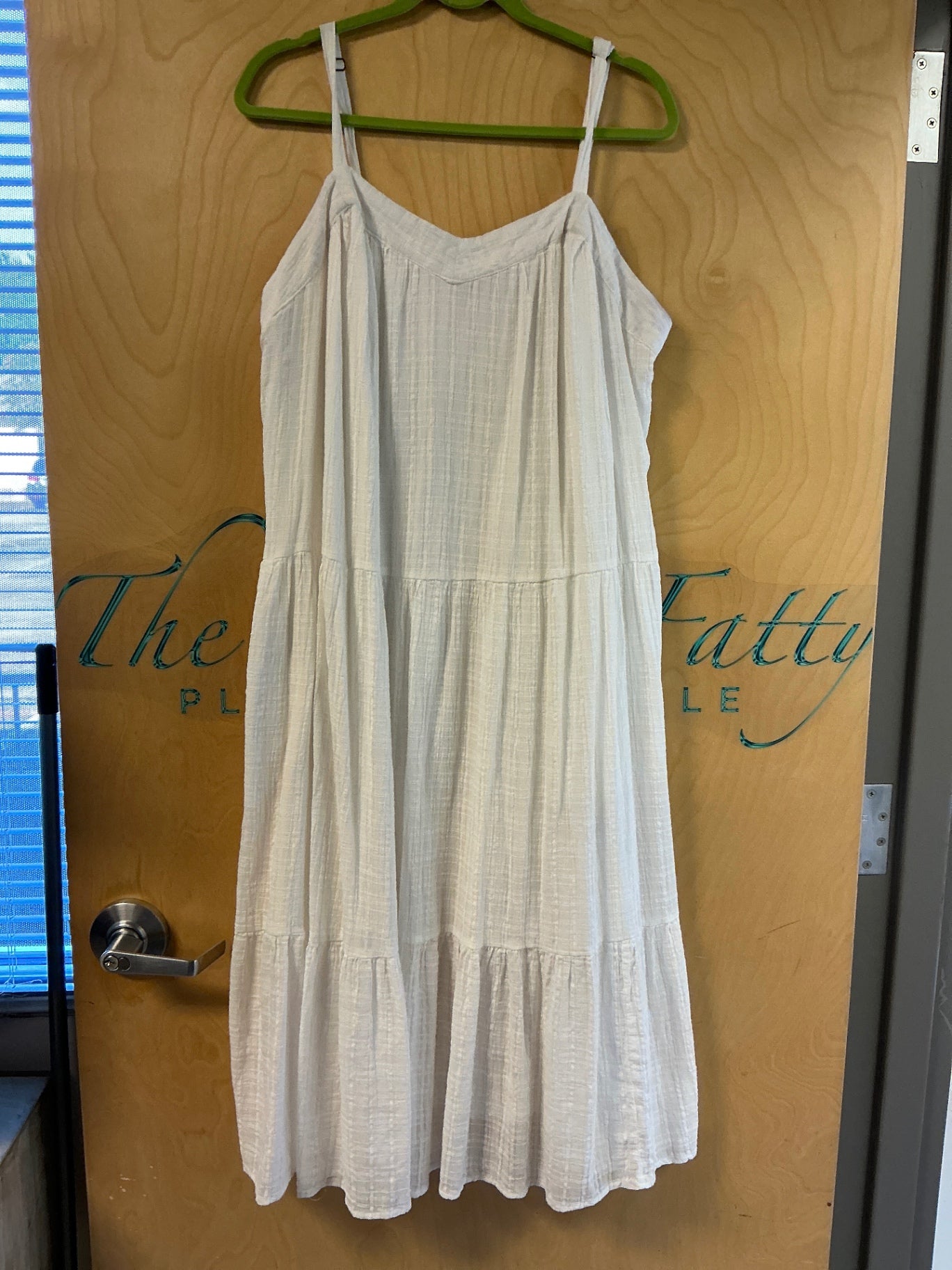 Knox Rose Sleeveless Dress - White - 1X