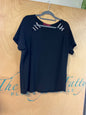 Love Scarlett Blouse - Black - 2X