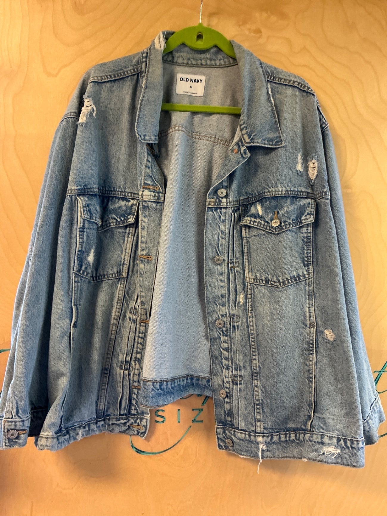 Old Navy Denim Jacket - Light Blue - 4X