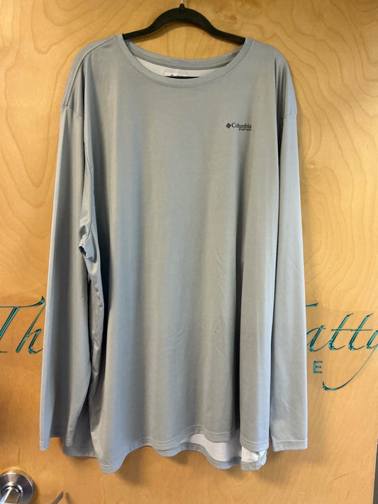 Columbia Terminal Tackle PFG Long Sleeve Shirt - Light Gray - 6X