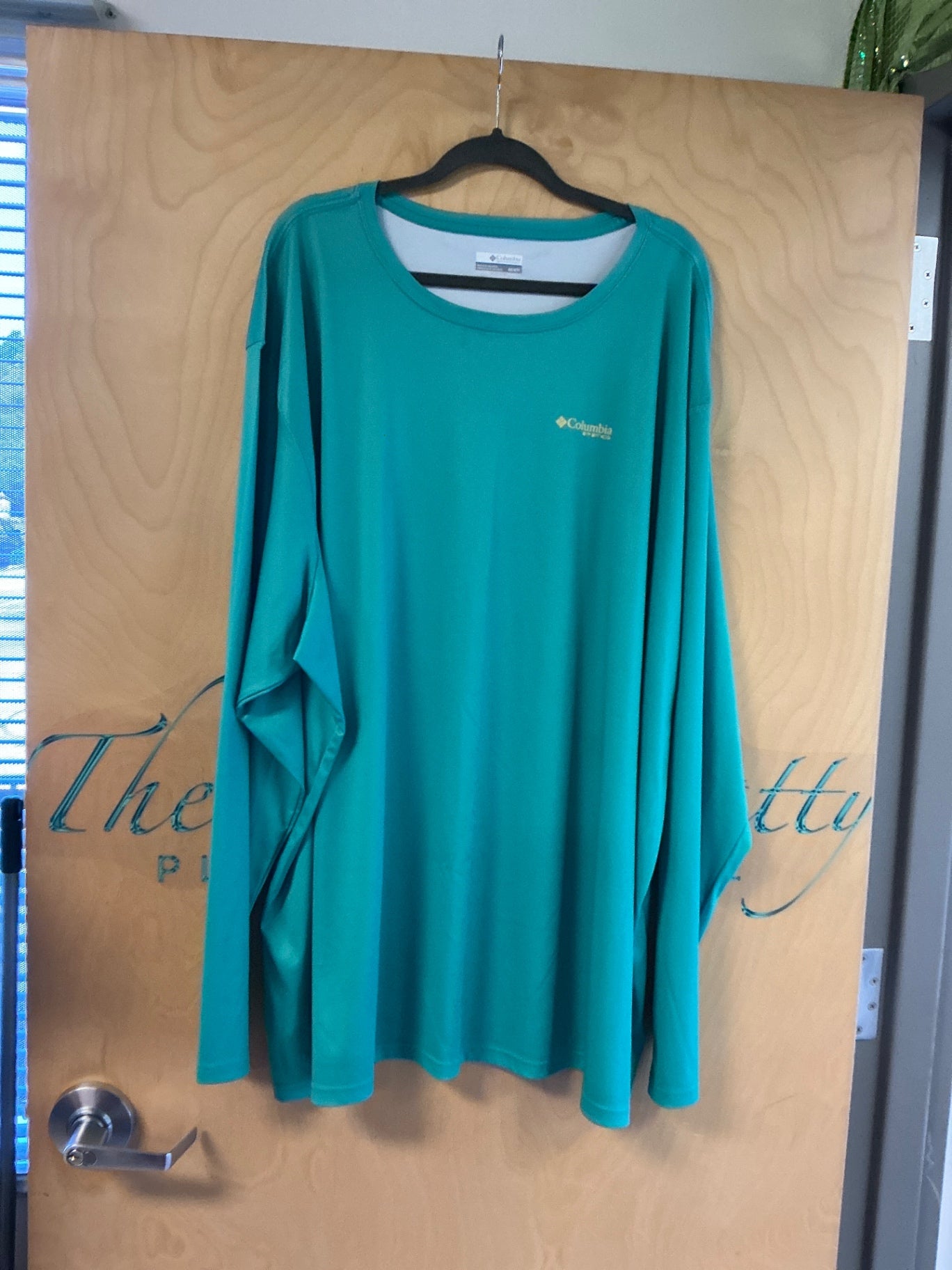 Columbia Terminal Tackle PFG Long Sleeve Shirt - Turquoise - 6X