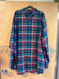 Polo Ralph Lauren Long Sleeve Button Up Shirt - Multicolor (Predominantly Blue, Red, Green) - 4XLT