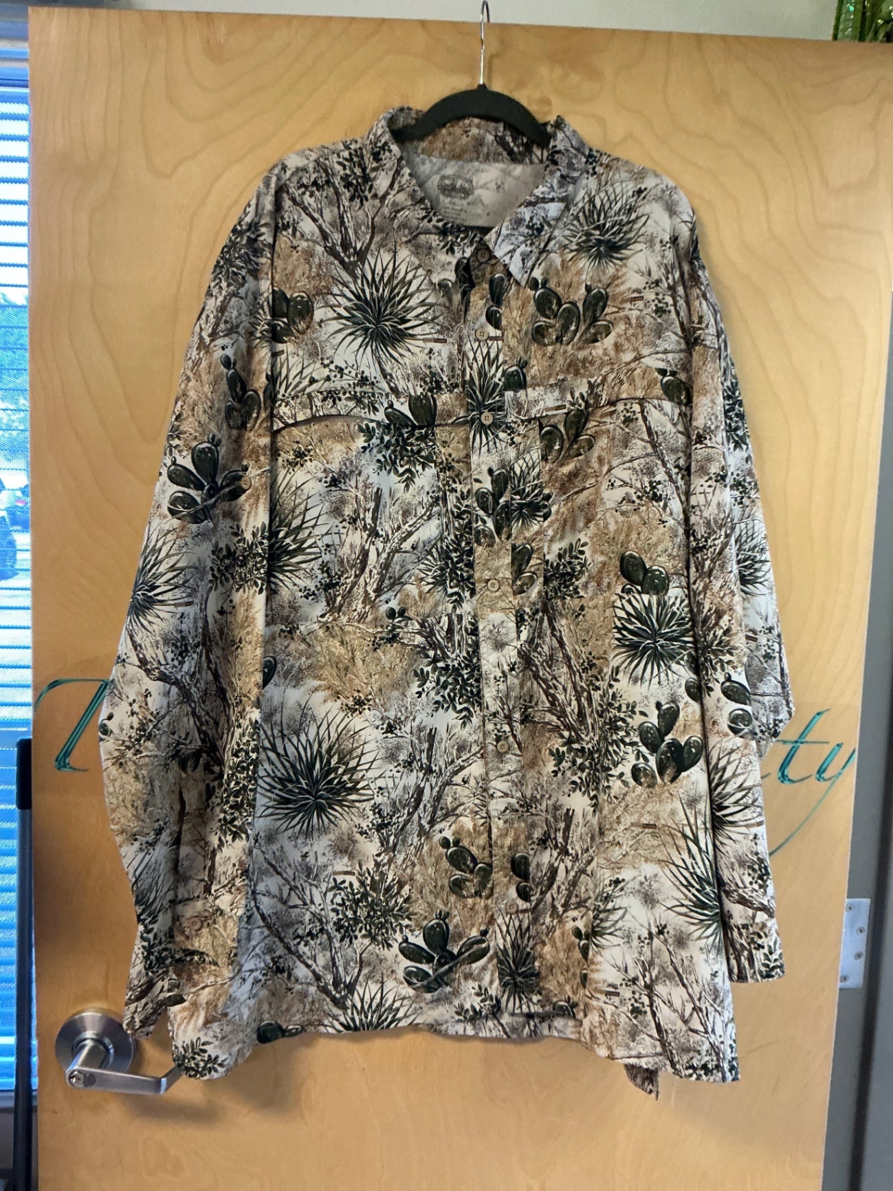 GameGuard Long Sleeve Button Up Shirt - Camouflage - 5XL