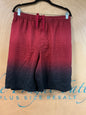 O’rageous Swim Trunks - Red to Black Gradient - 2XL