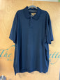 Foundry Polo Shirt - Navy Blue with Light Blue Dots - 3XLT