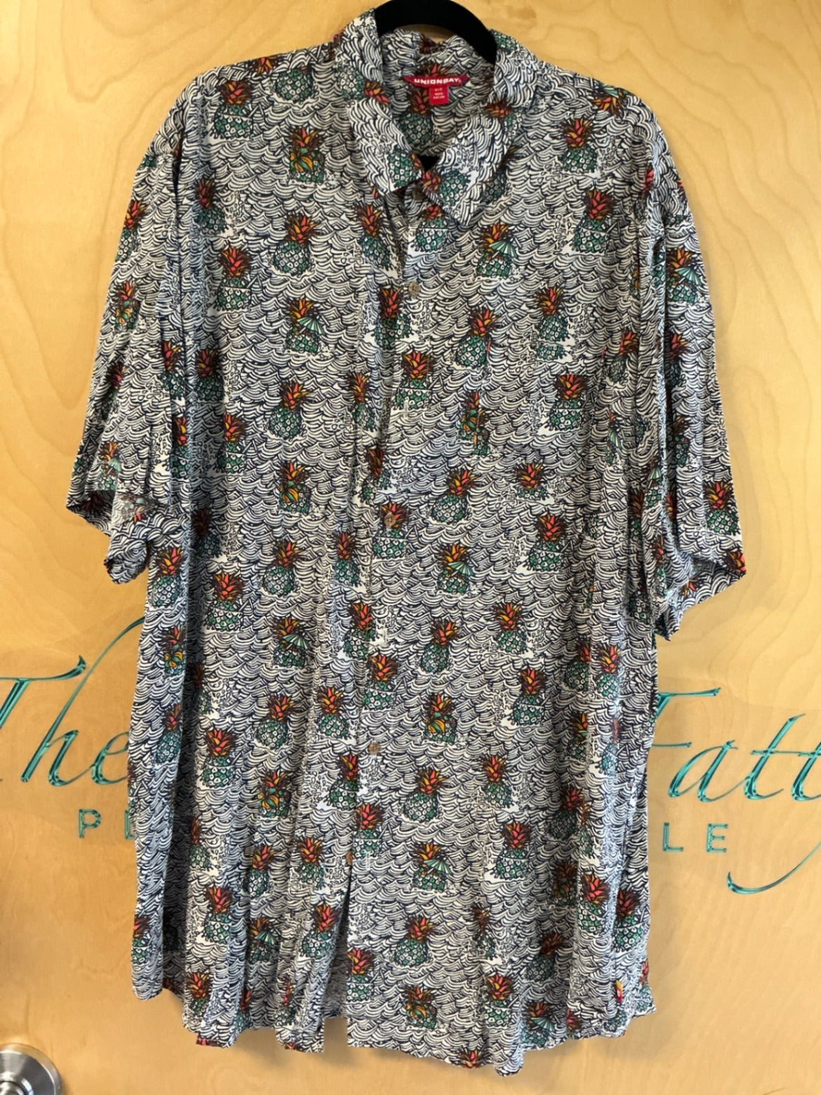 Unionbay Short Sleeve Button-Up Shirt - Multicolor - 3XT