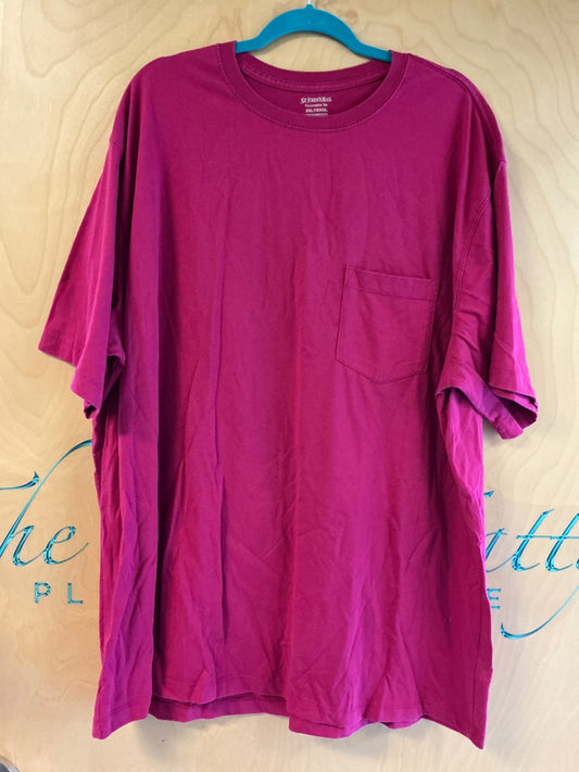 St. John's Bay T-Shirt - Fuchsia - 2XLT
