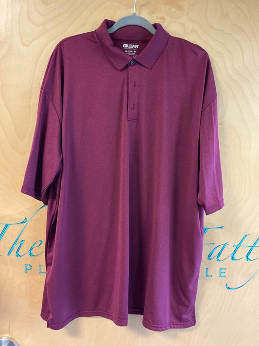 Gildan Quick Dry Polo Shirt - Maroon - 3XL