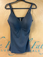 Rhonda Shear Molded Cup Camisole - Dark Gray - 2X NWOT