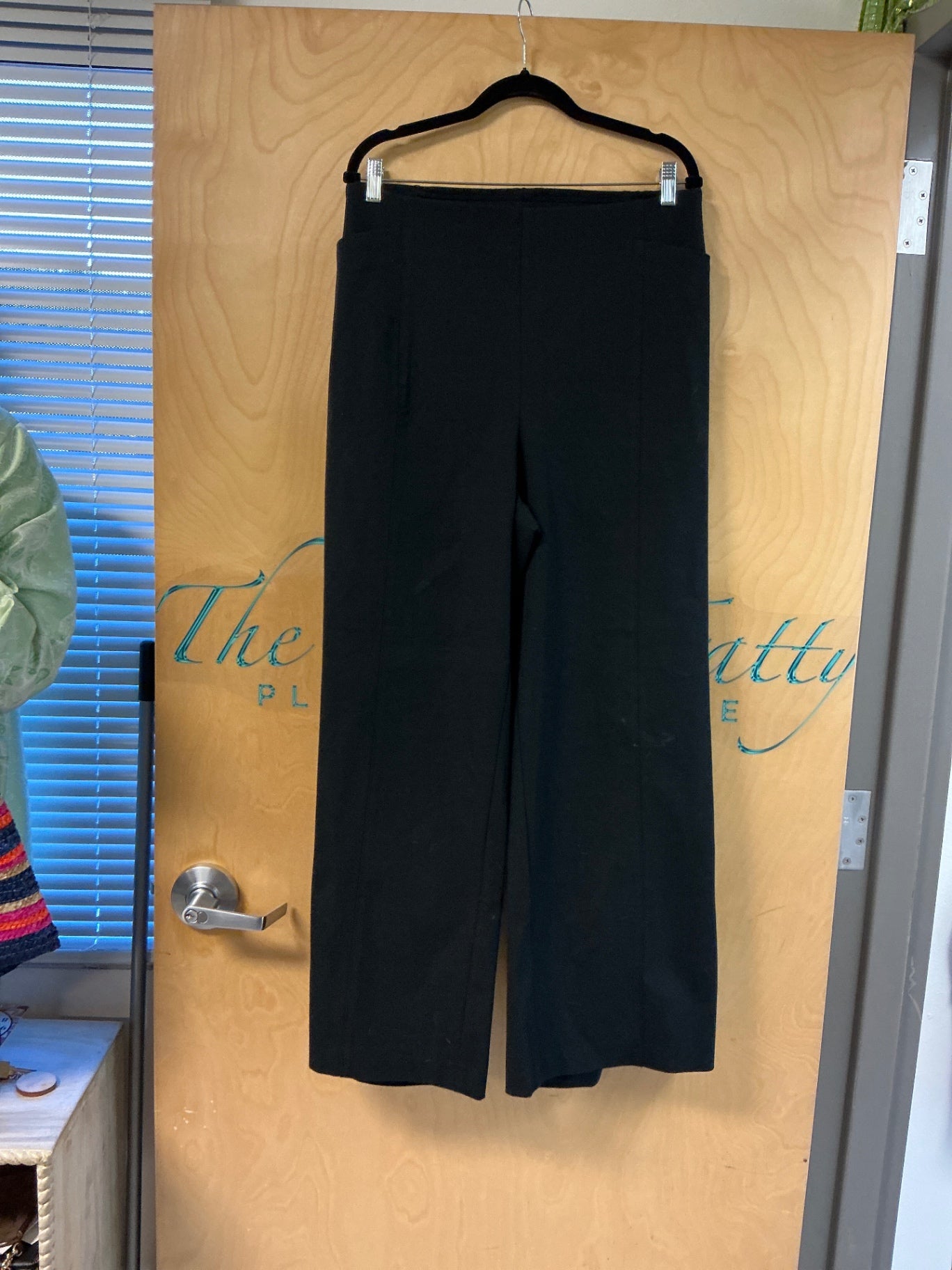 Old Navy High Rise Pixie Wide Leg Pants - Black - 3X