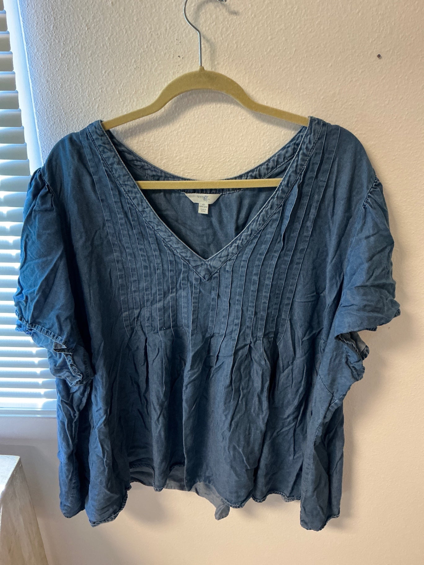 Terra & Sky Blouse - Blue -