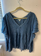 Terra & Sky Blouse - Blue -