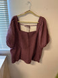 Ava & Viv Blouse - Mauve - 4X