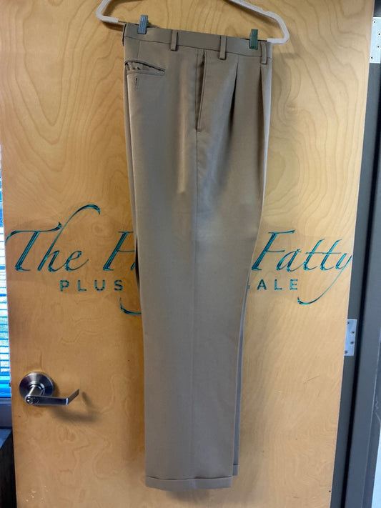 Roundtree & Yorke Dress Pants - Beige - 44/32