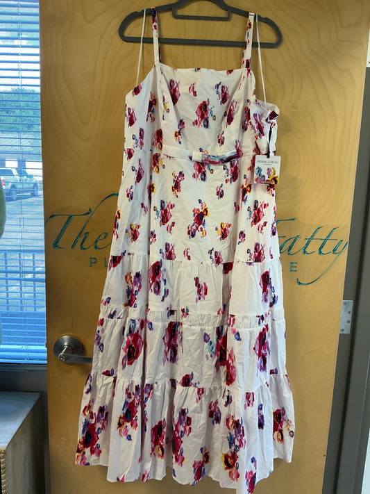 Prabal Gurung Dress - White with multicolor floral pattern - 22W NWT