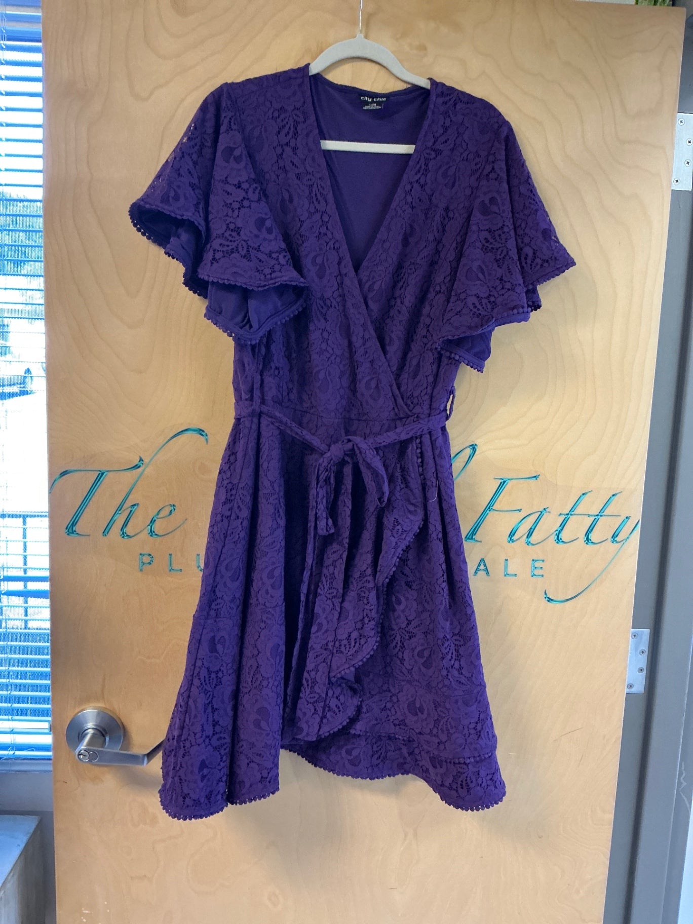 City Chic Dress - Purple - 20