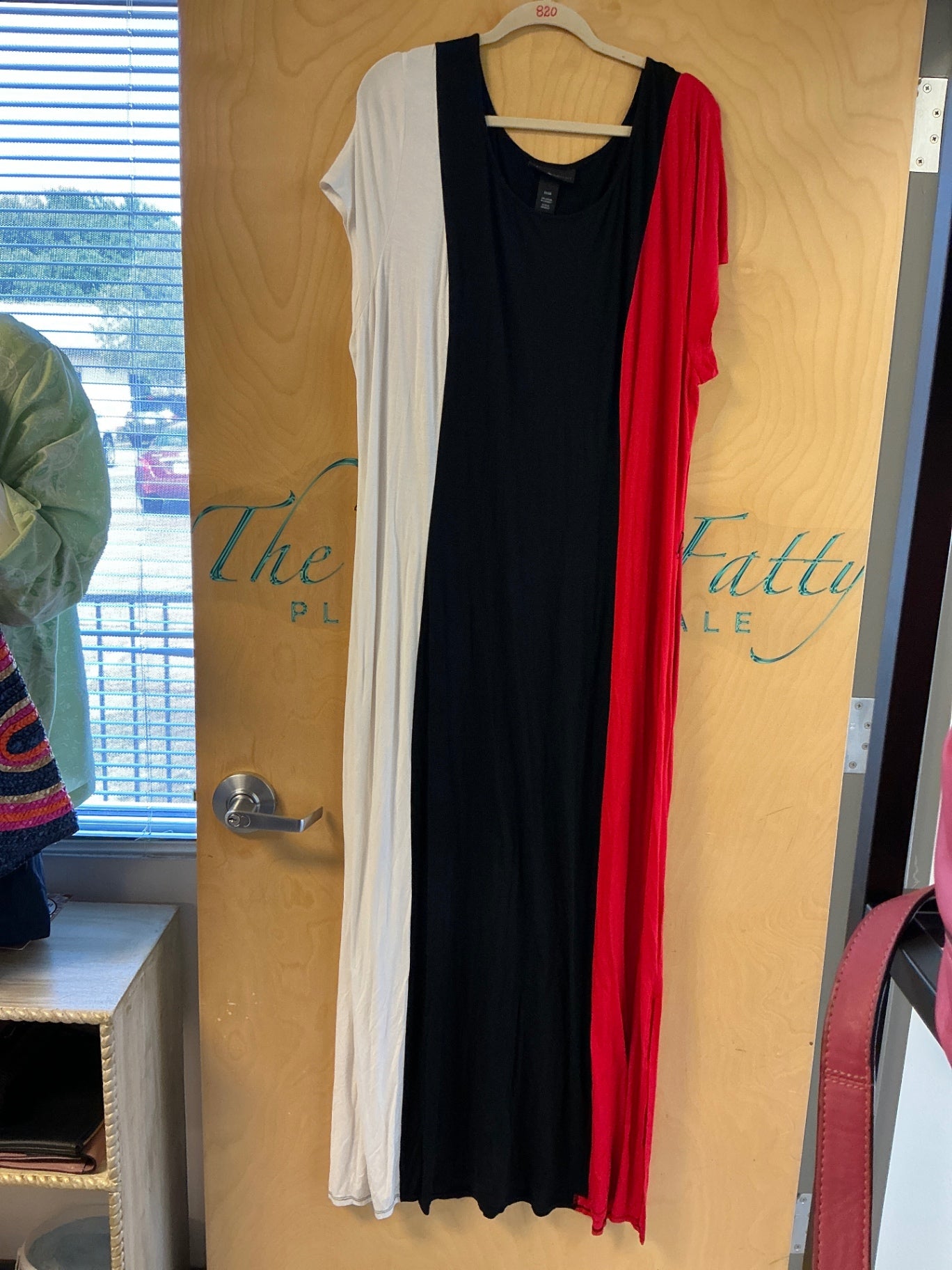 Lane Bryant Maxi Dress - Multicolor (White, Black, Red) - 22/24
