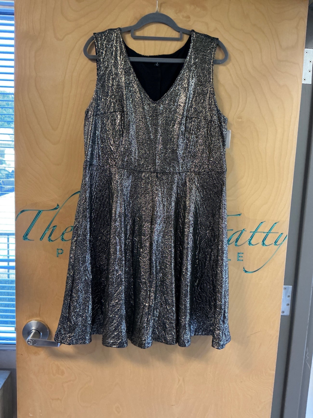 Torrid Dress - Silver and Black - 2